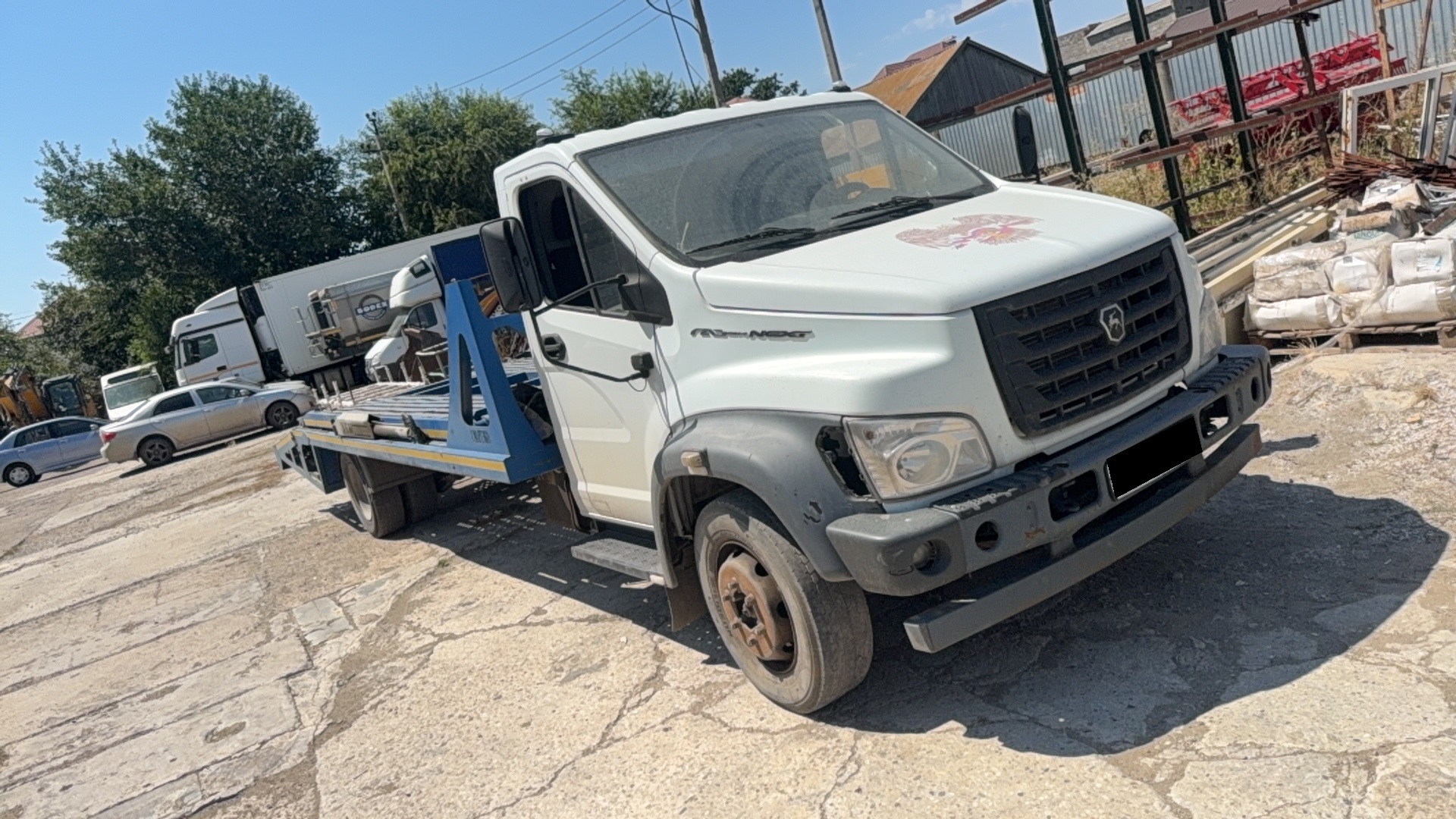 Эвакуатор SMA202 на базе шасси ГАЗ C41RB3 (Газон Next)