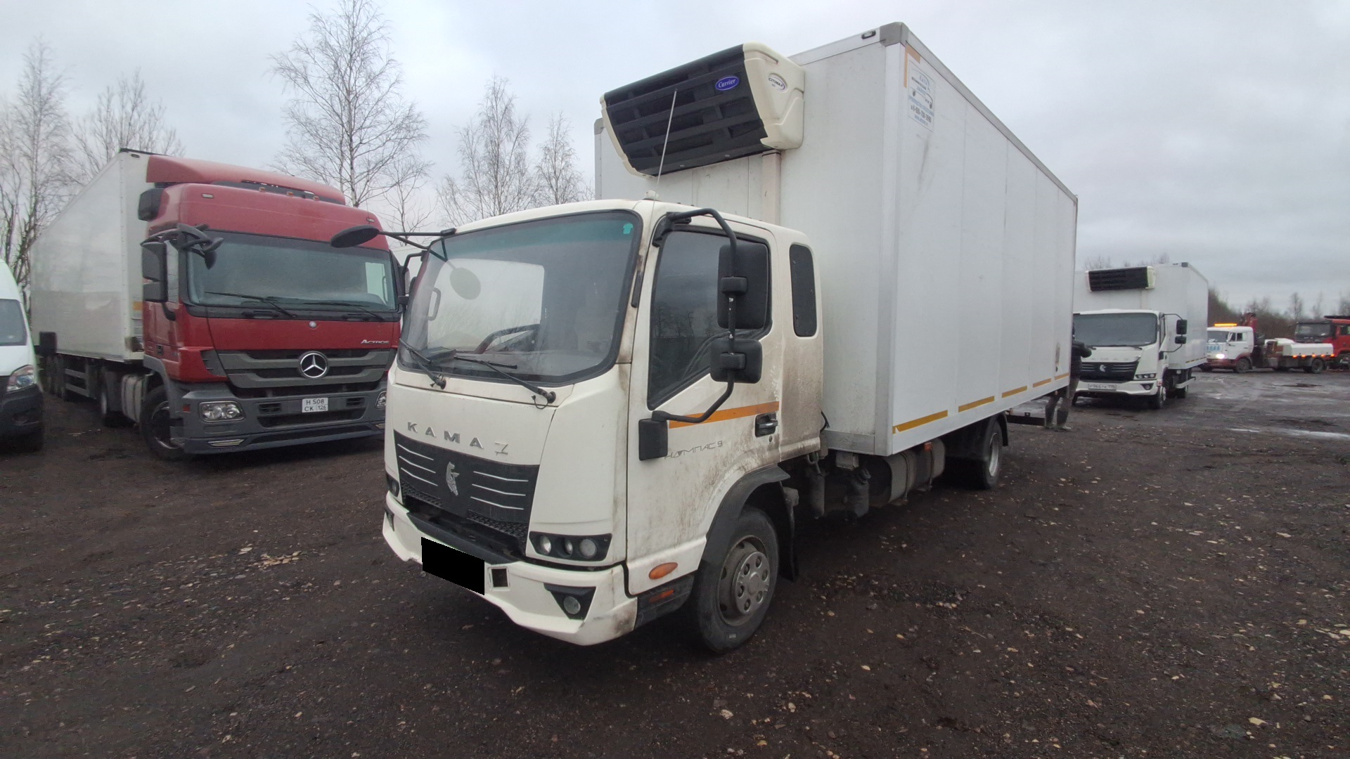 Фургон рефрижератор на базе шасси Камаз Компас 9 (43089-44511-F5) (57589A)