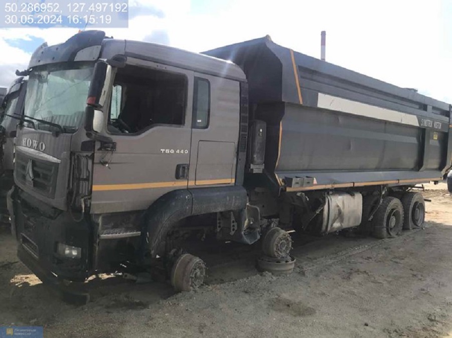 Самосвал Howo T5G ZZ3317V386GE1 TX 8x4