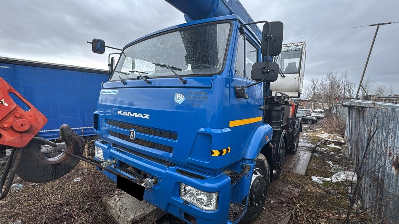 Автокран Камышин КС-65740-5 на базе шасси Камаз 6540