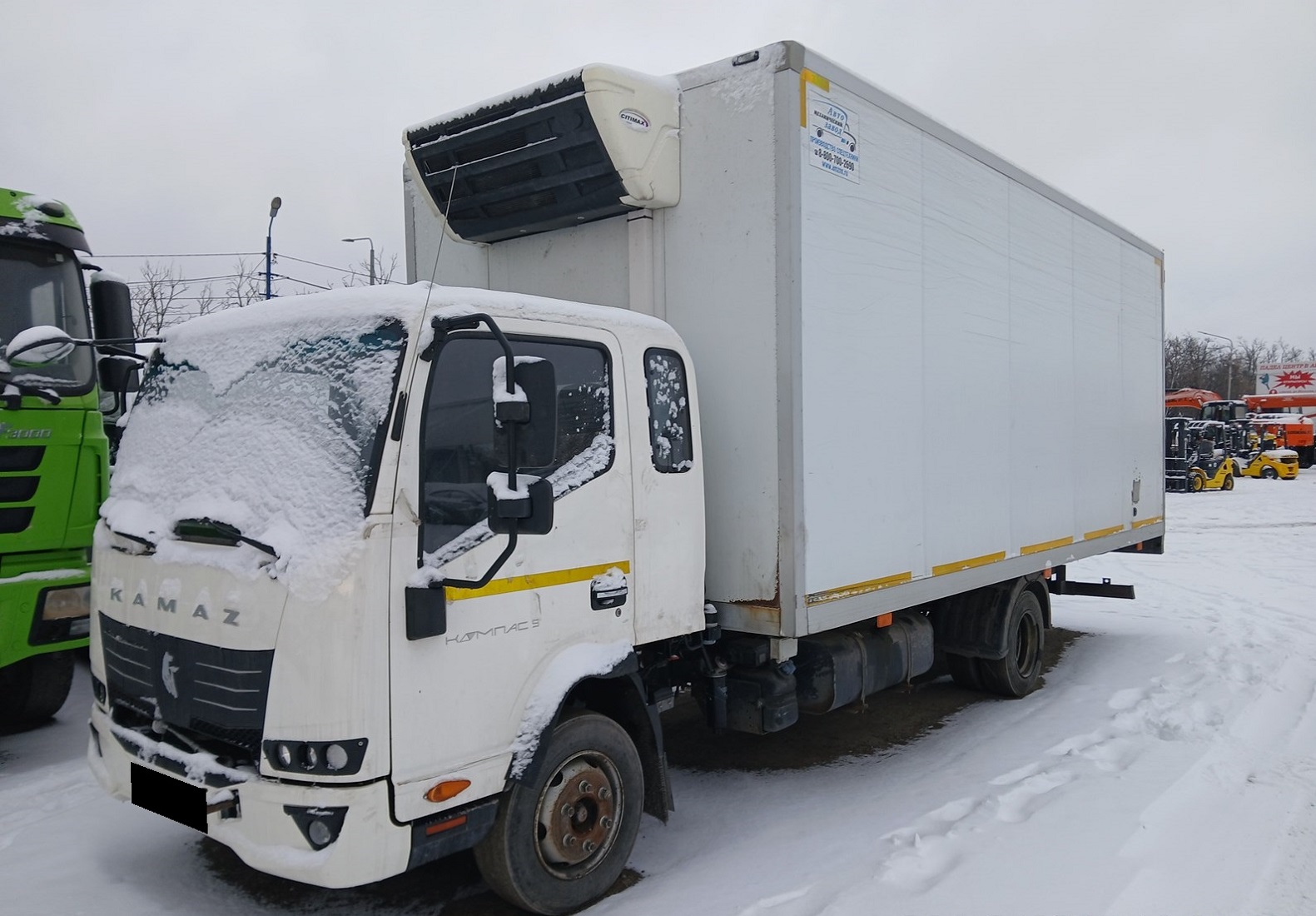 Фургон рефрижератор на базе шасси Камаз Компас 9 (43089-44511-F5) (57589A)