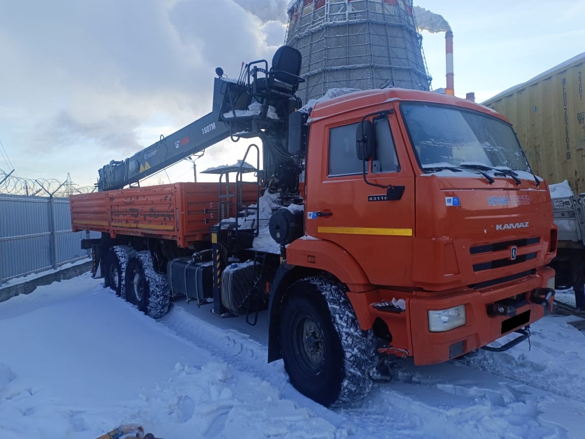 А/н бортовой на шасси КАМАЗ 43118-23027-50 с КМУ Hiab 160