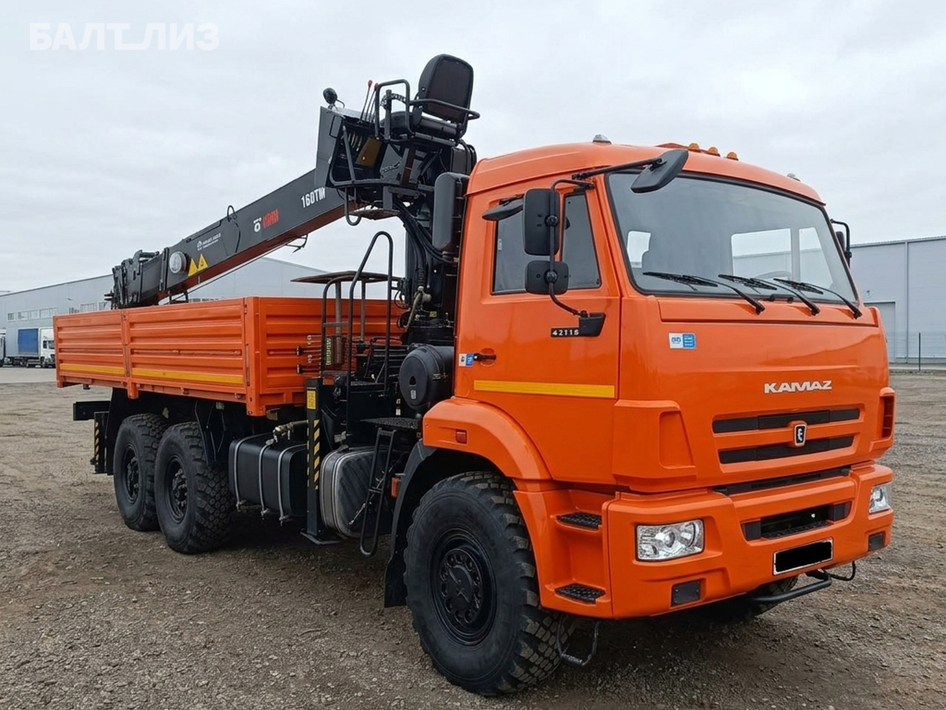 А/н бортовой на шасси КАМАЗ 43118-23027-50 с КМУ Hiab 160
