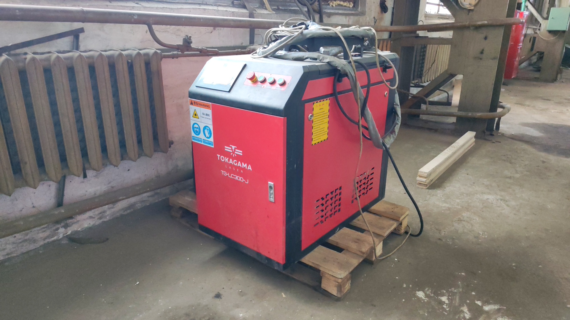Комплекс лазерной очистки TokaGama Fiber Laser Cleaning Machine TG-LC300-J