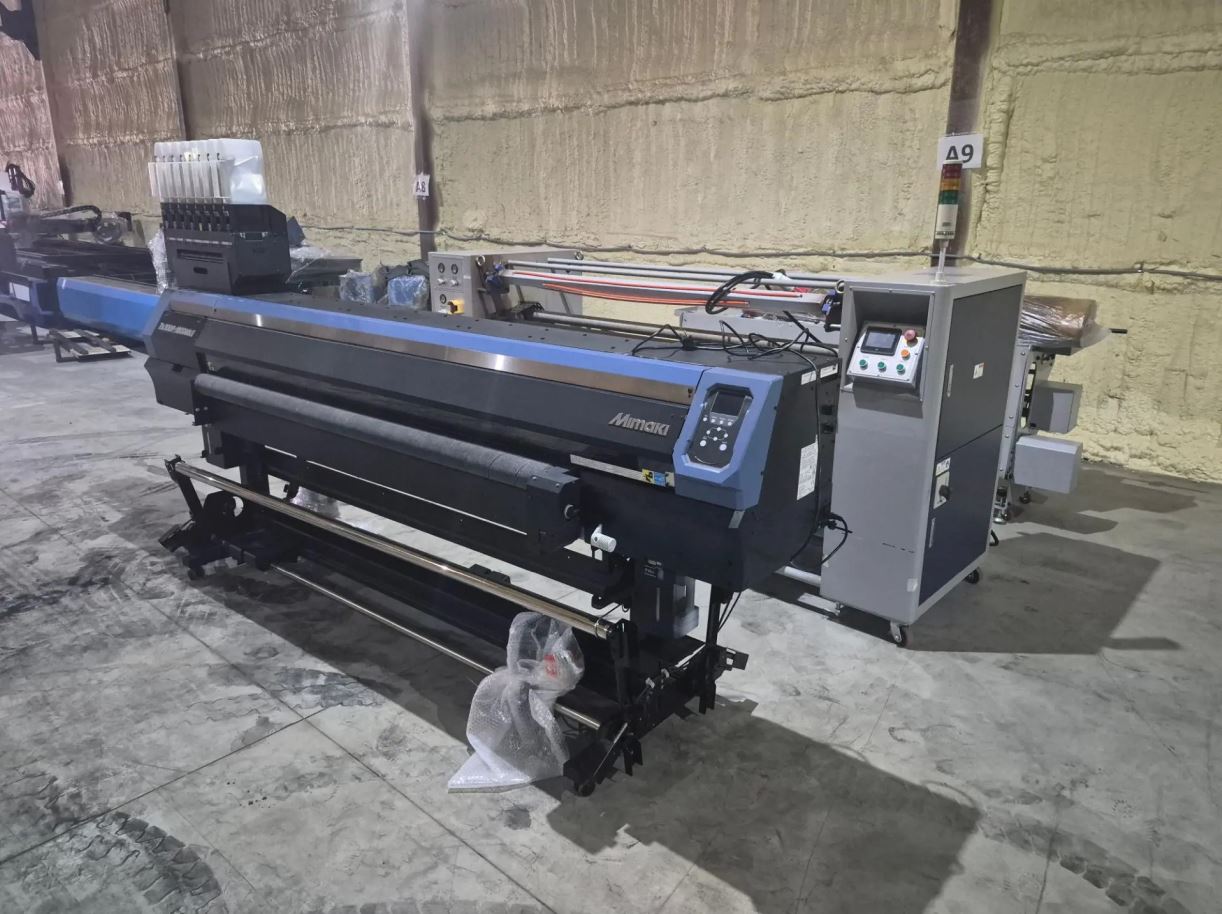 Плоттер Mimaki TX 3008-1800MKII, каландровый термопресс TitanJet RTX34-1800A