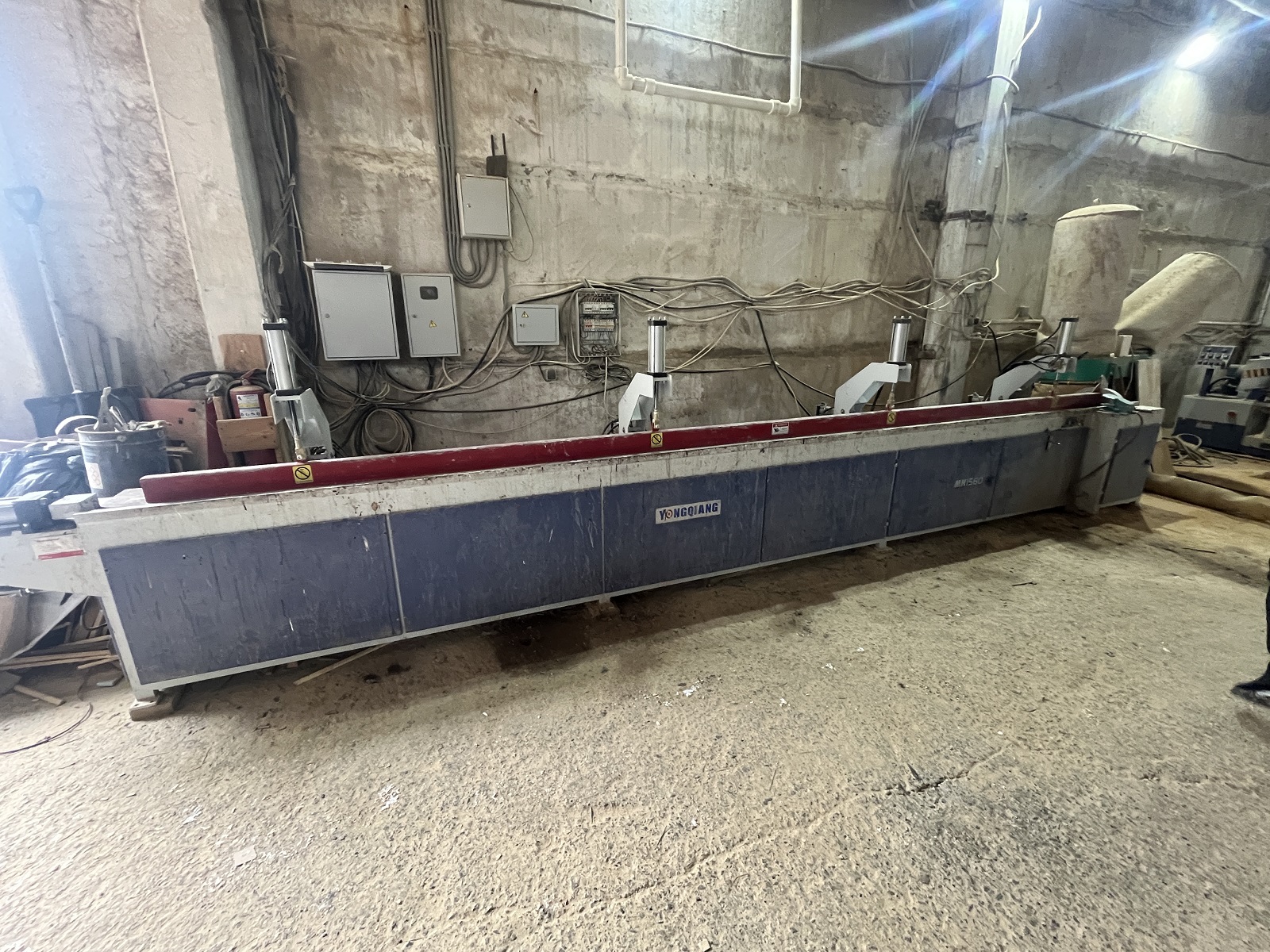 Пресс для сращивания по длине мод. Beaver-6000/160 (MH 1560) (L=6 м, ручная загрузка, ширина 160мм)