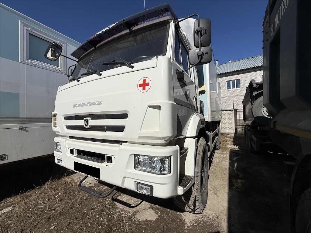 Мобильный медицинский комплекс АЛ-59860C-2 (КАМАЗ-43118) (передвижной медицинский комплекс "Лучевая диагностика» Флюорограф-маммограф)
